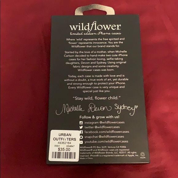 NWT WILDFLOWER IPHONE X/XS CASE 🌸✨ - Picture 3 of 3